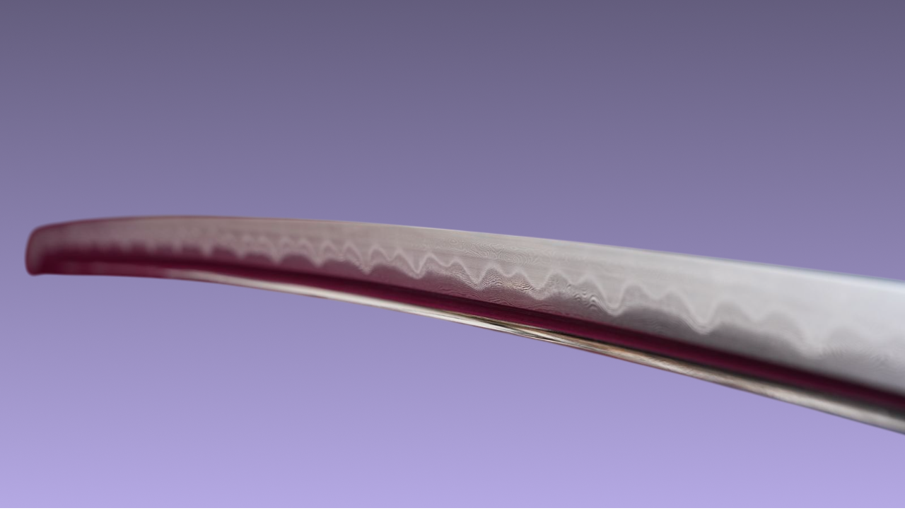 Ashura Katana - Honsanmai 32.768 Damascus