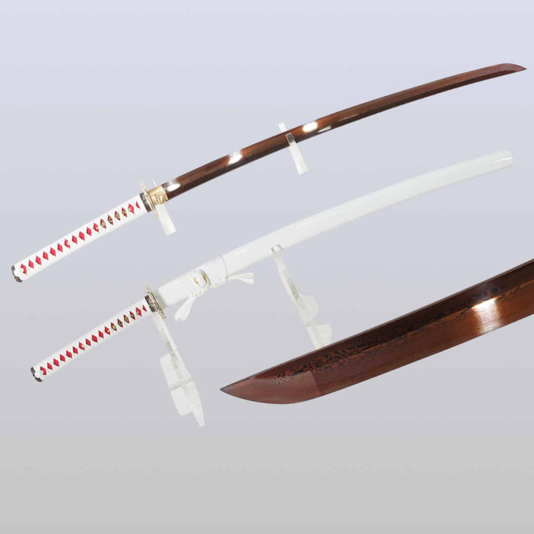 Hiroshi Katana2048 Damascus Red Blade