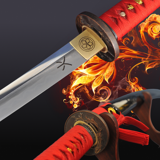 Hazuya Katana - Damascus Steel 32,768 Layers