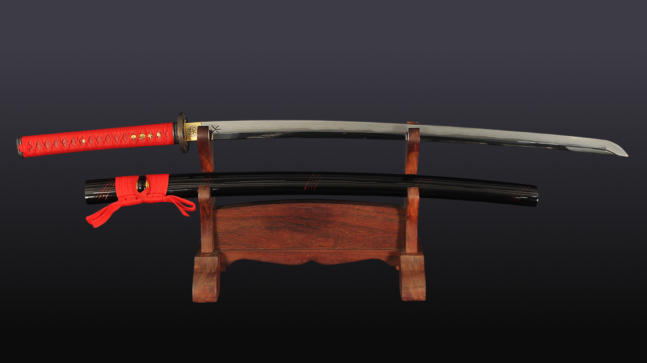Hazuya Katana - Damascus Steel 32,768 Layers