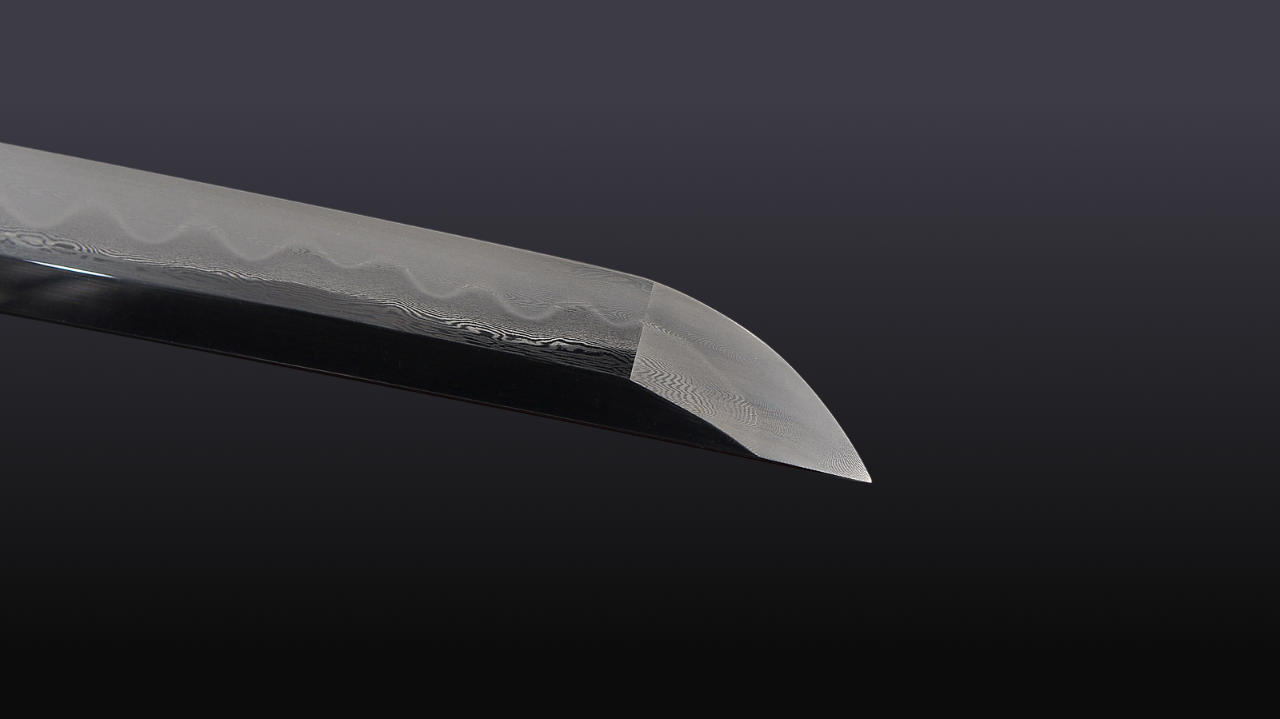 Hazuya Katana - Damascus Steel 32,768 Layers