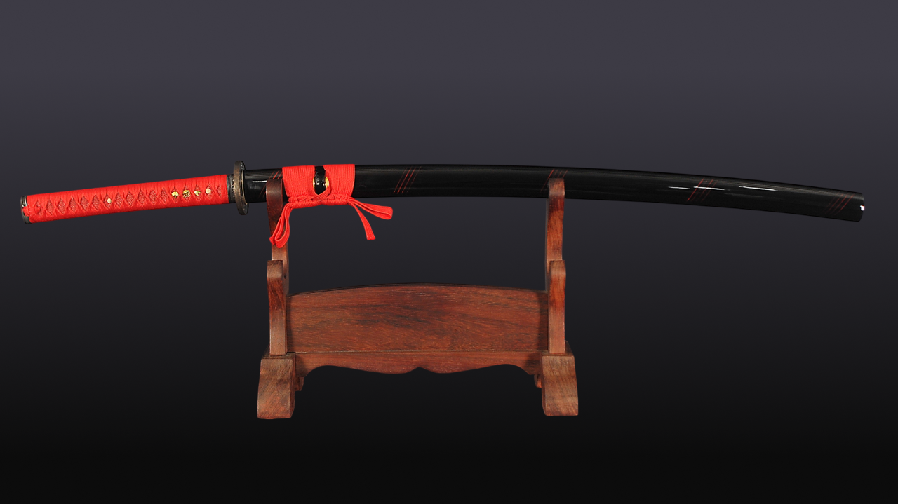 Hazuya Katana - Damascus Steel 32,768 Layers