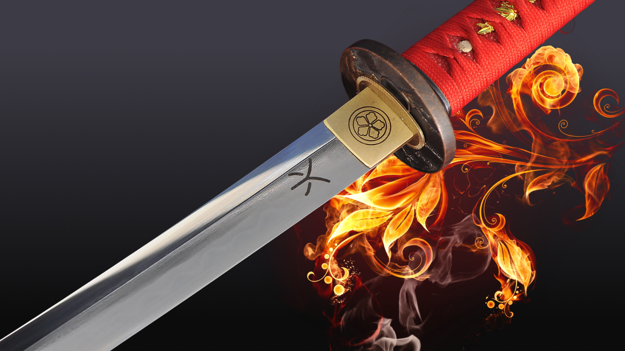 Hazuya Katana - Damascus Steel 32,768 Layers