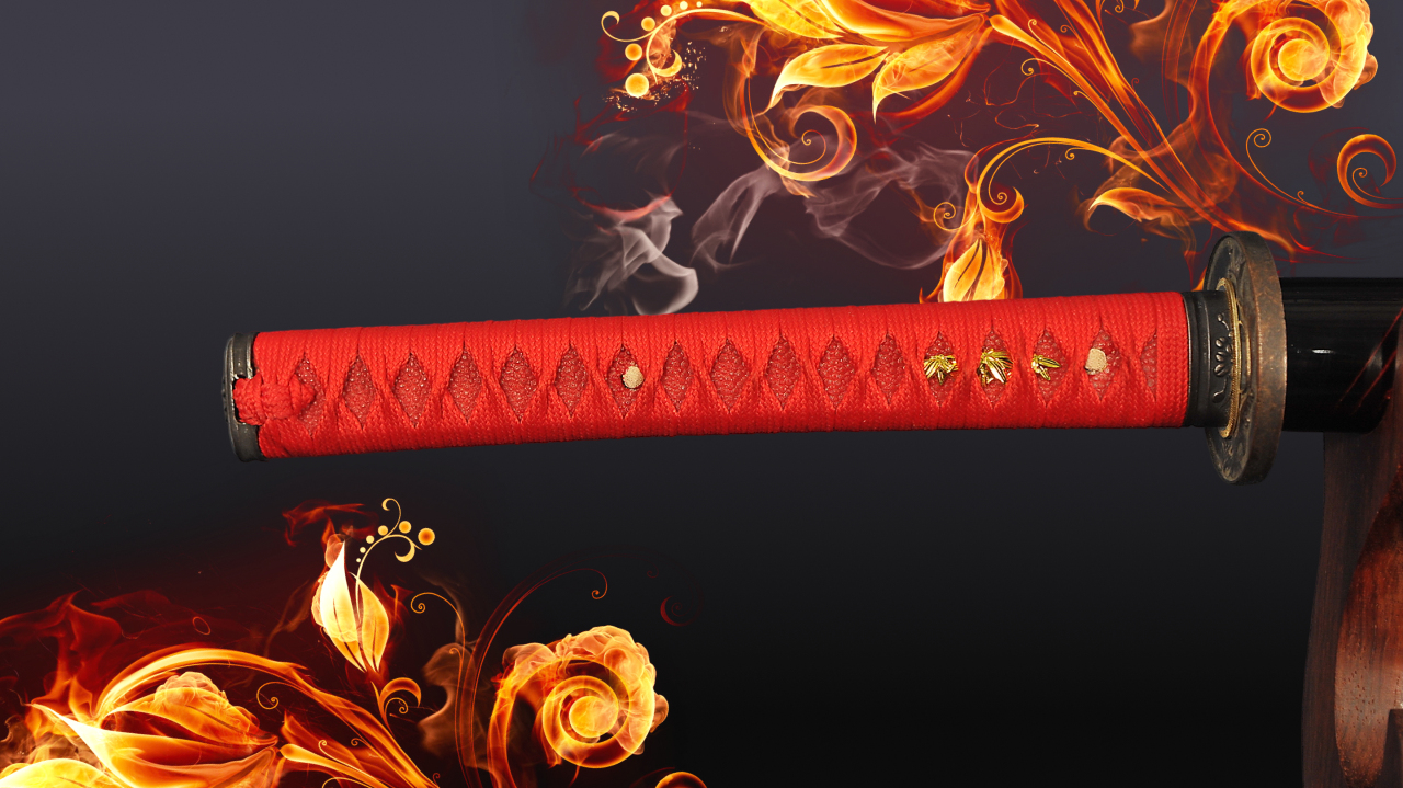 Hazuya Katana - Damascus Steel 32,768 Layers